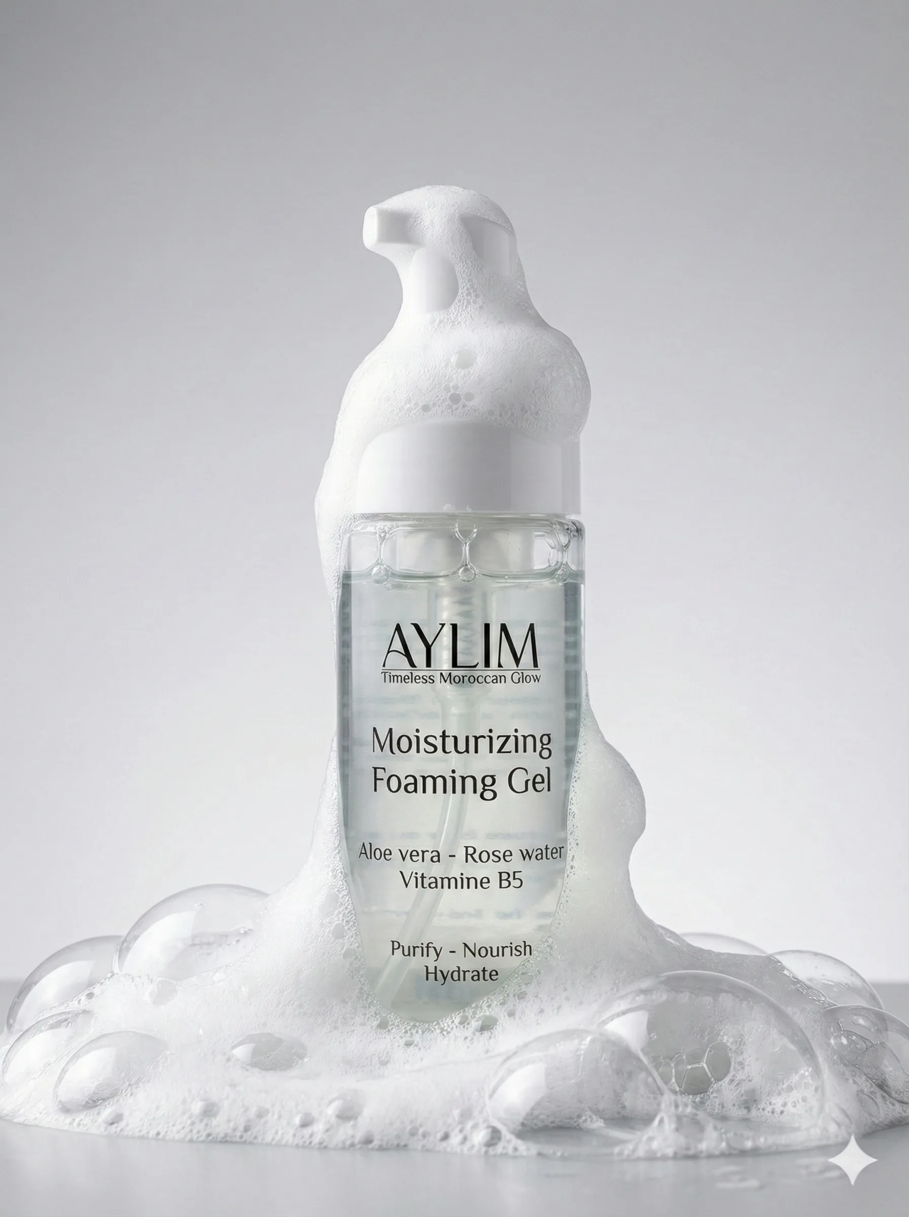 Gel Moussant Purifiant & Hydratant Aloe & Rose